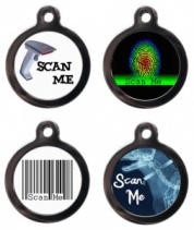 Scan Me Cat ID Tag